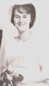 Doris Jesmer age 19 on wedding day 1964