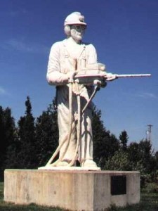 King miner statue