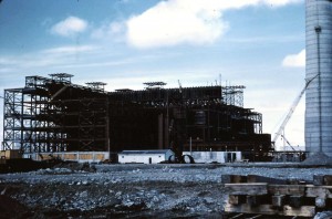 smelter under costruction 1950s