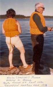 2 Harvey and Della fishing 1974