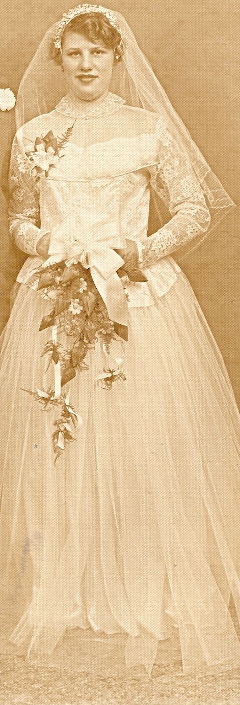 Margaret Sawicki on her wedding day