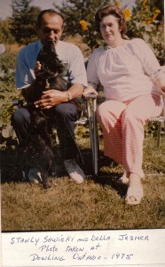 Stanely and sister Della 1975