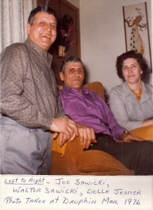 Walter and Joe and Della 1976