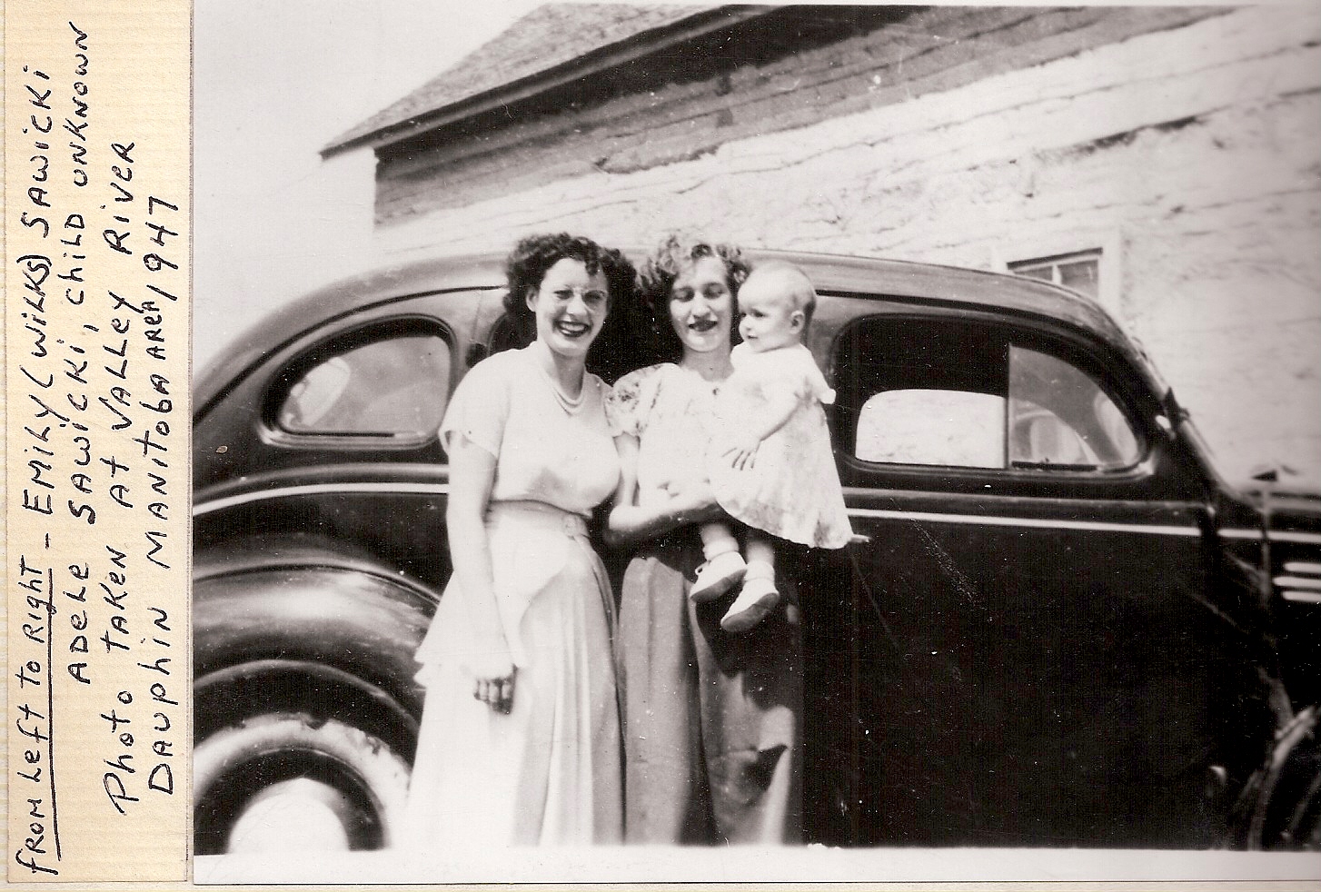 Emily wilks Sawicki and Della Sawicki in 1957