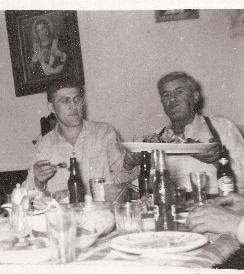 Leon Sawicki and son Ed 1948