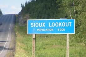 Sioux lookout sign