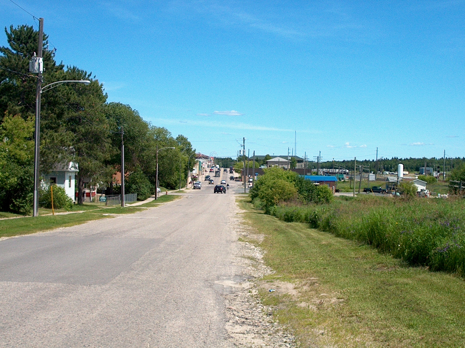 front street in the summer