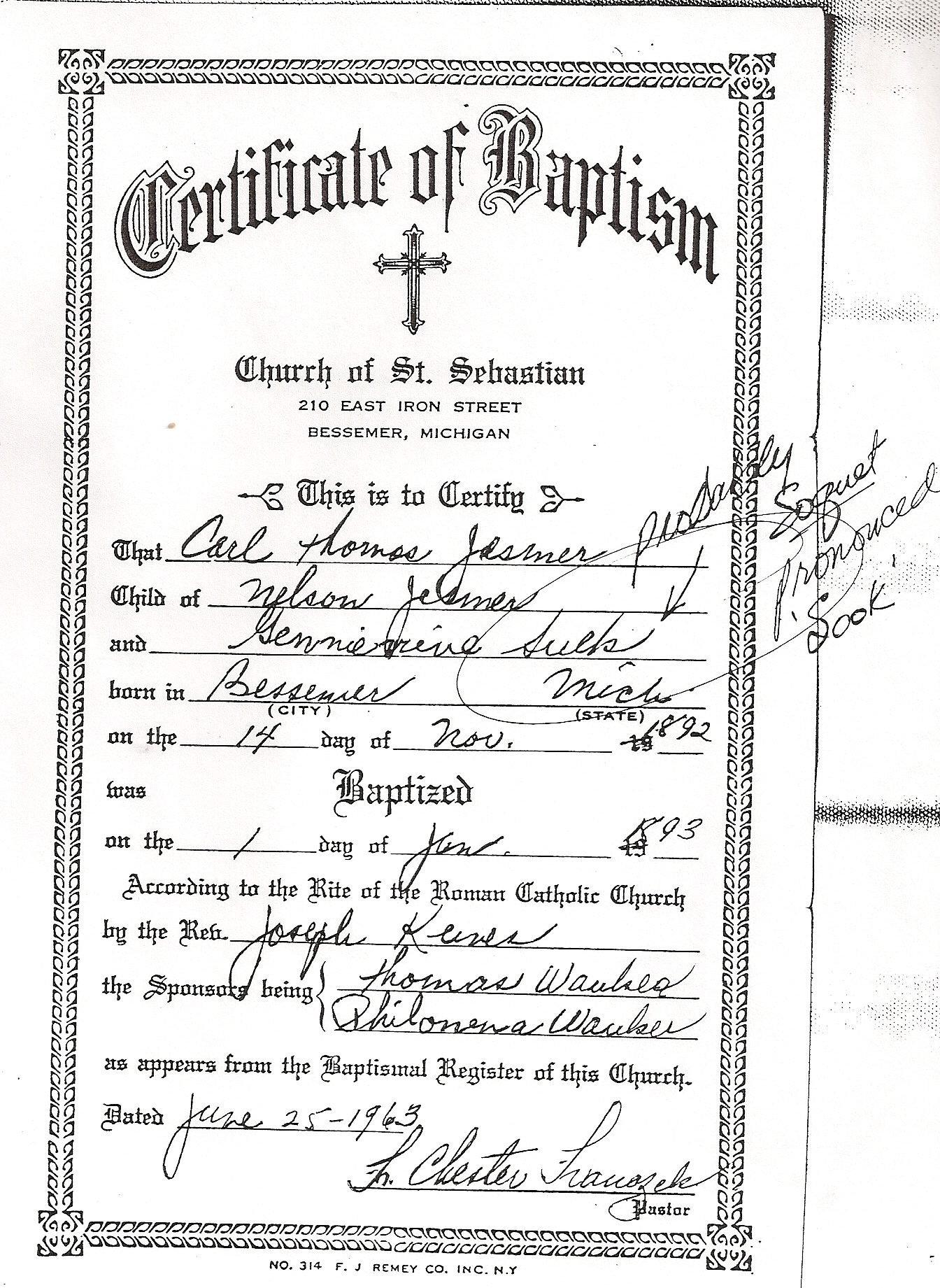 2-Carls birth certificate
