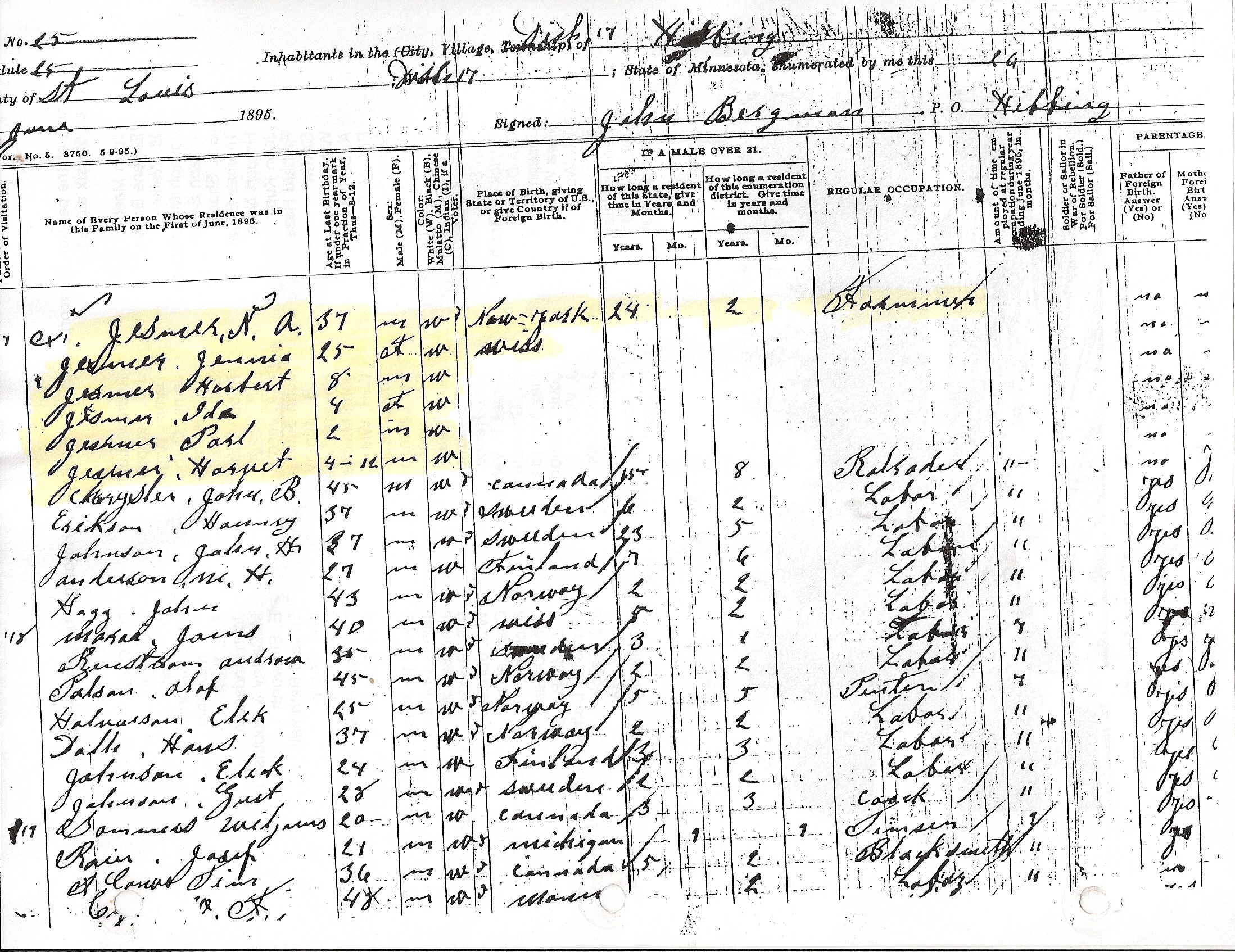 1895 census