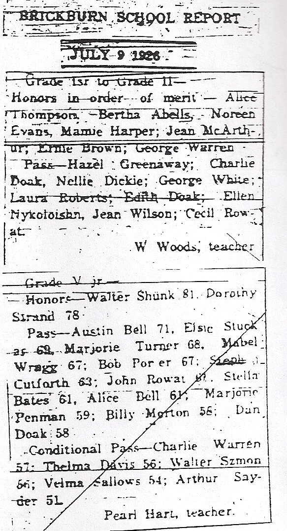 2-billy morton school info 1926