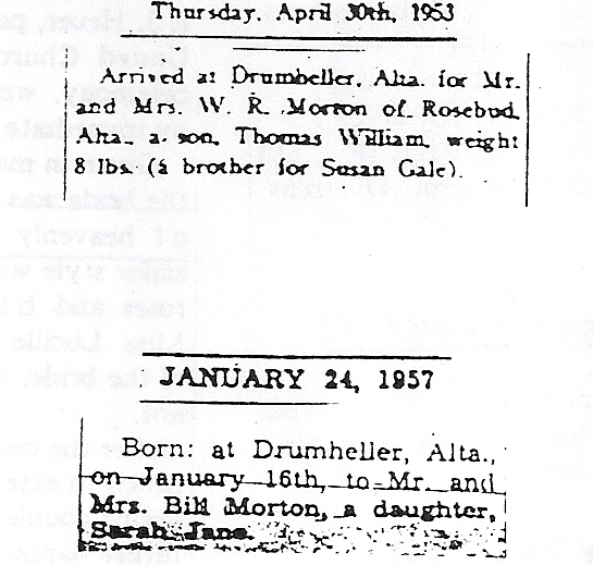 2-birth of Thomas and Sarah 1953 57
