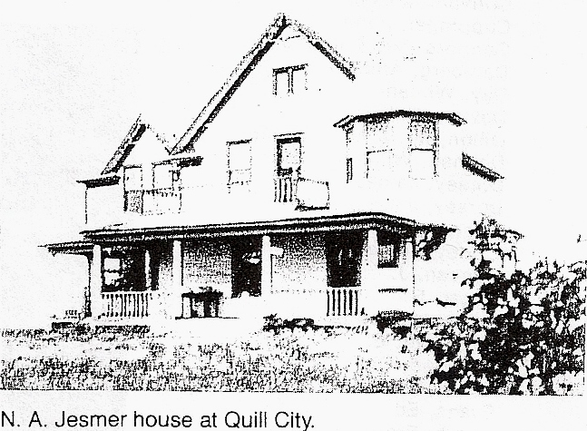 Nelsons house in Quill City