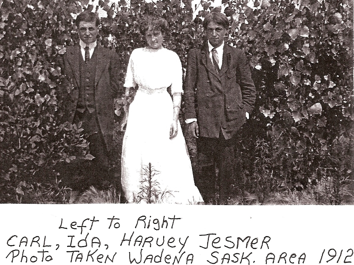 Three of Nelsons kids in 1912