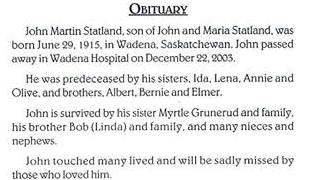 obituary-John Martin Statland Jr