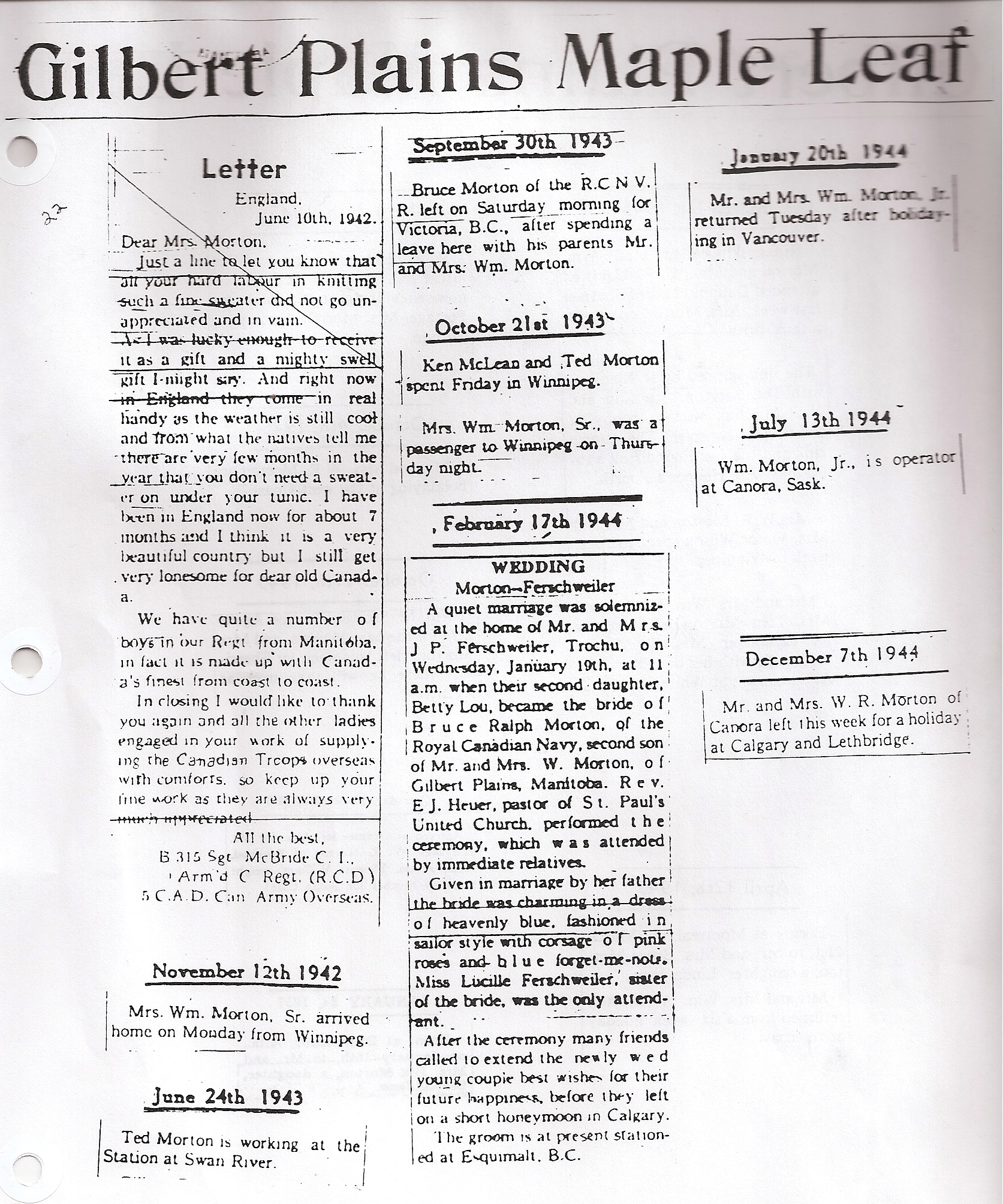 2- complete info sheet 1943-1944