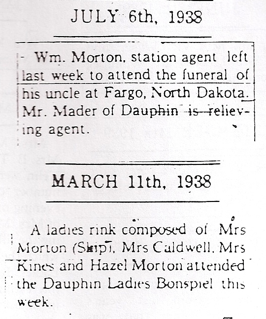 2-william goes to bros funeral -curling news 1938