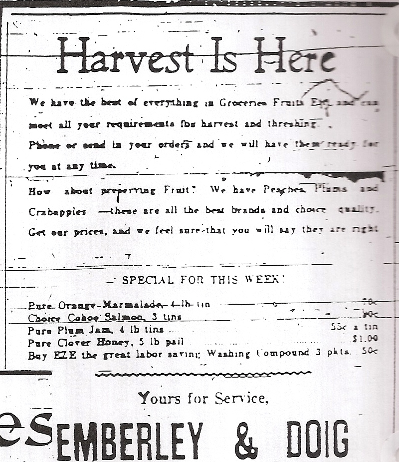 Harvest article 1925