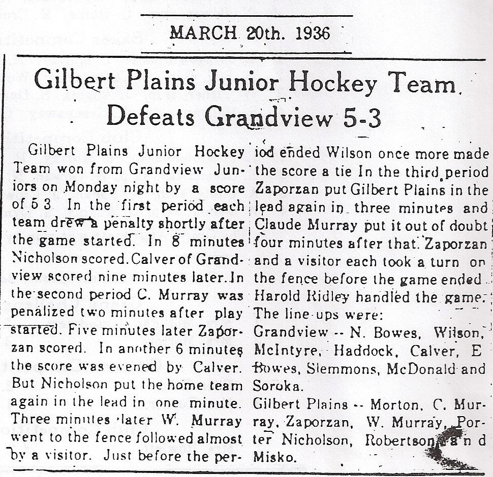 Hockey new 1936