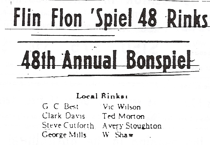 curling news flin flon 1948
