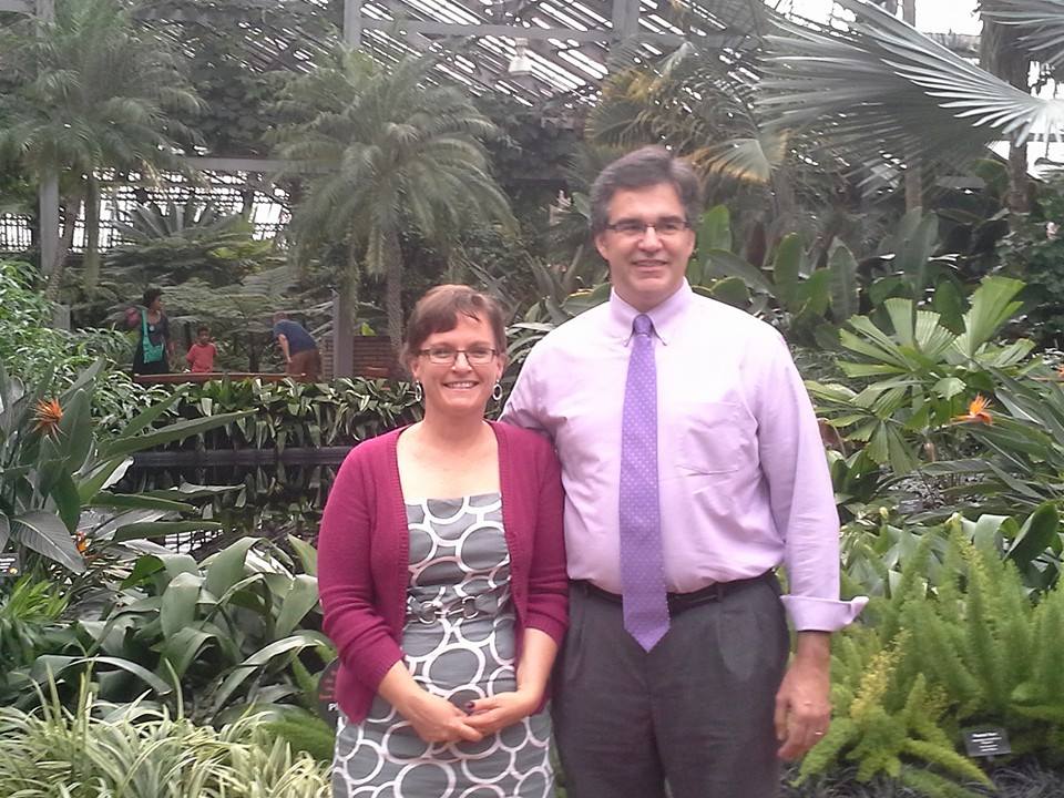 kevin and julie infront of plants 10-11-13