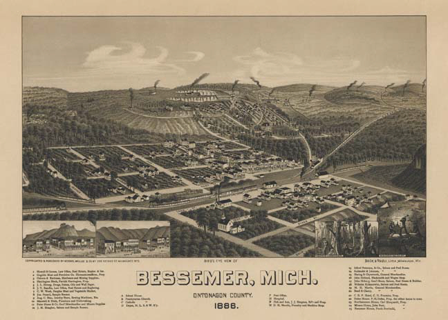 picture of bessemer MI 1886