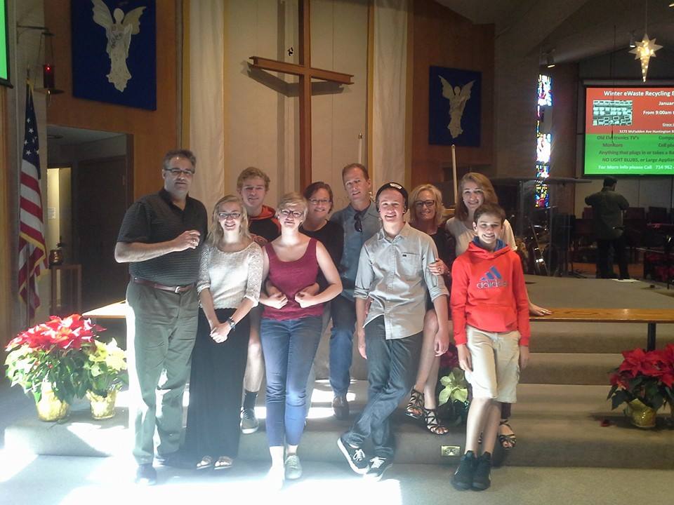 family at daves church 12-29-13
