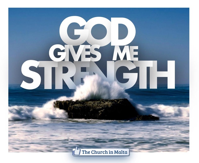 god gives me strength