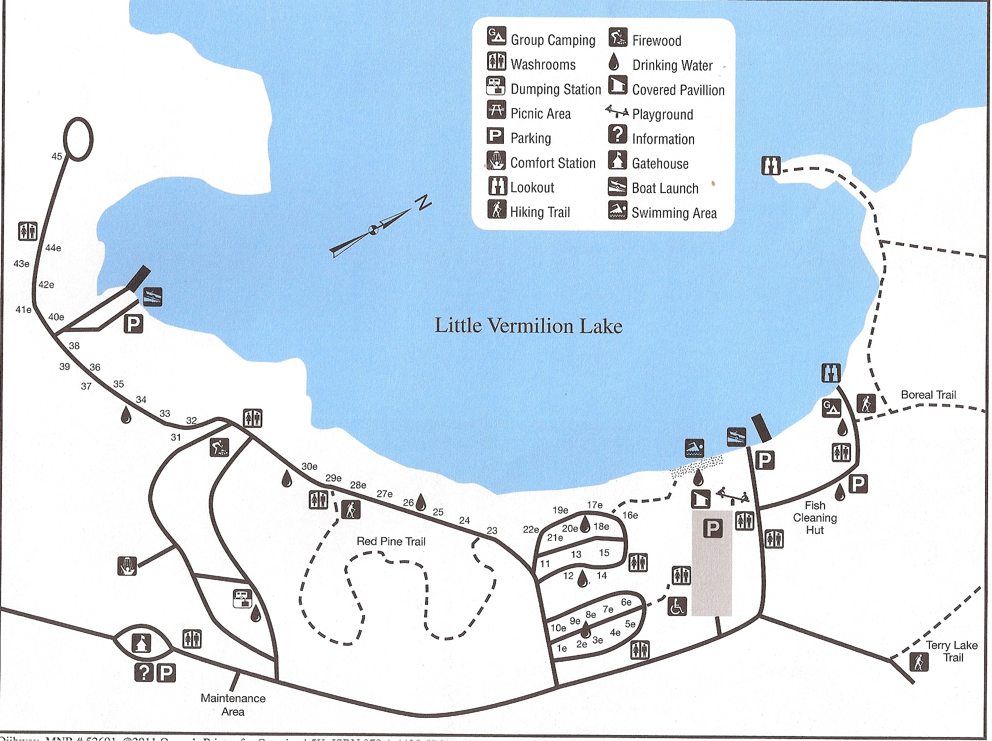 campsite map