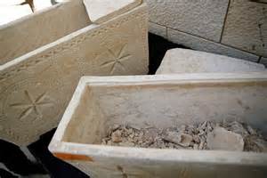 inside burial boxes