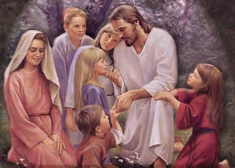 Jesus with the kids
