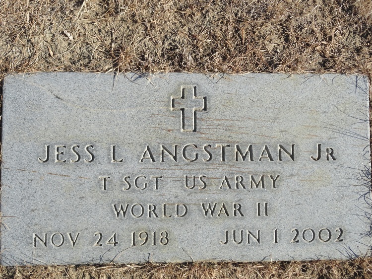 Jess angstman jr head stone
