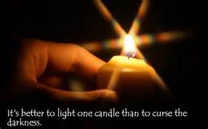 light a candle