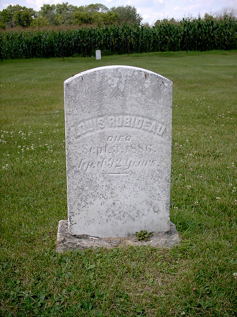 Louis robideau headstone pic