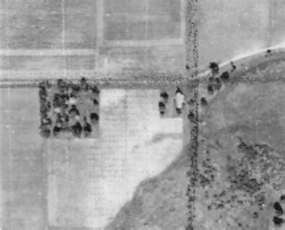 arial view of Greenbush cemetery 1939