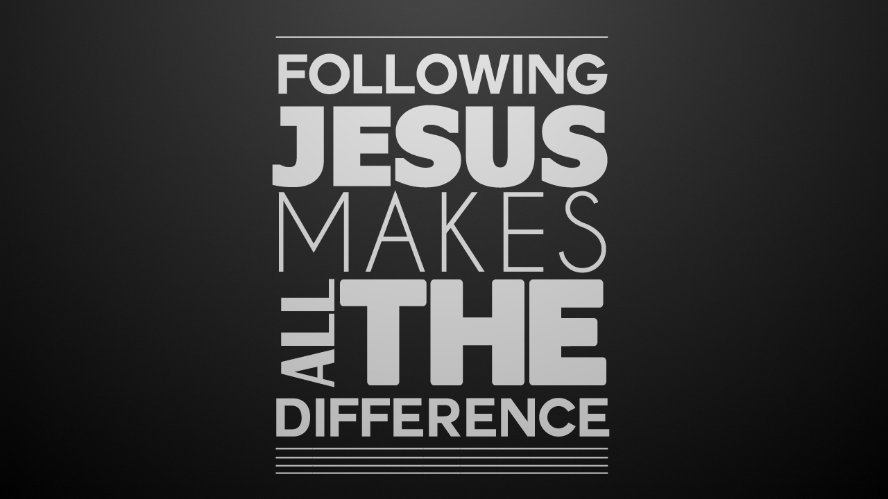 jesus make the difference