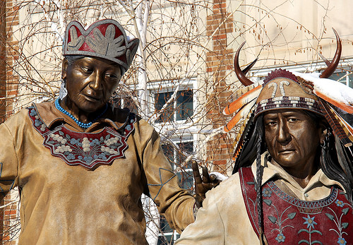 native statue -head