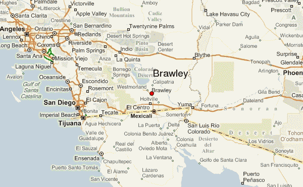 map of brawley