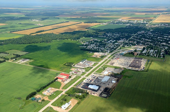 arial shot of dauphin today