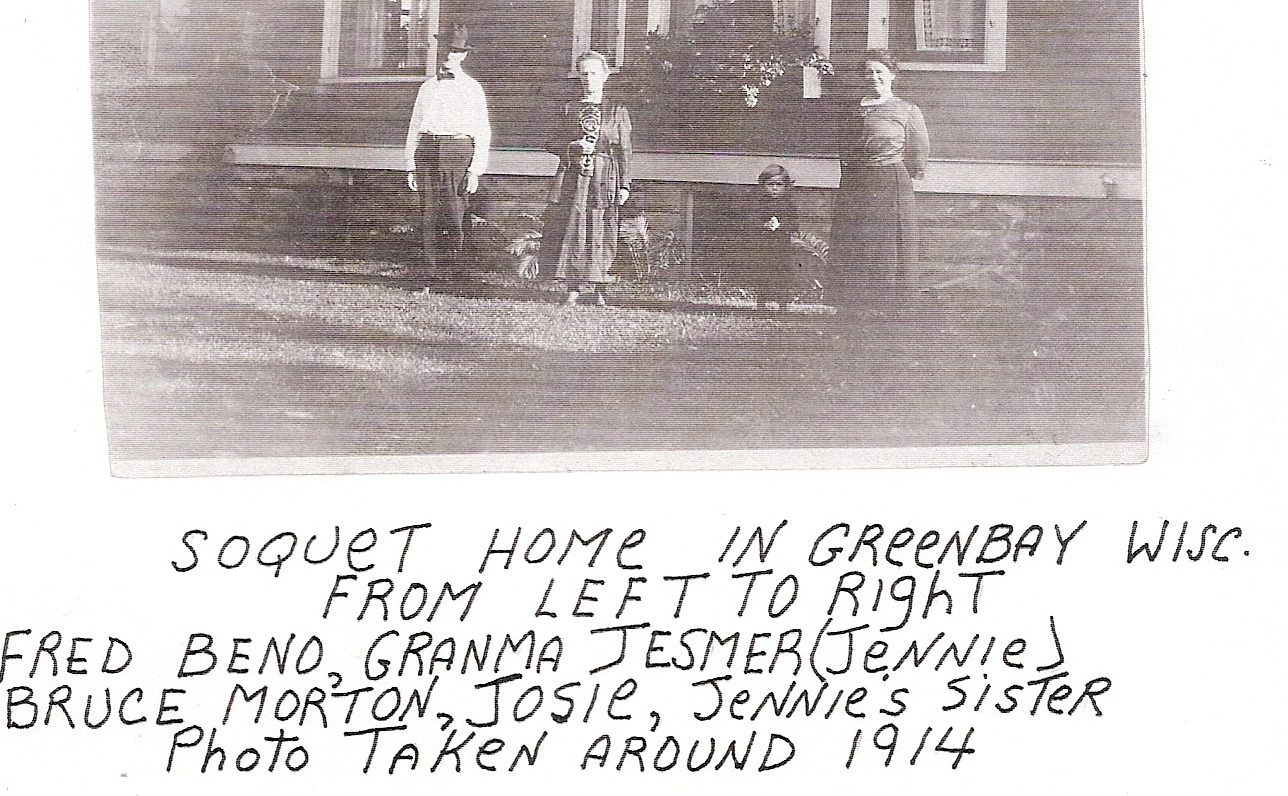 Jennie jesmer at beno house 1914
