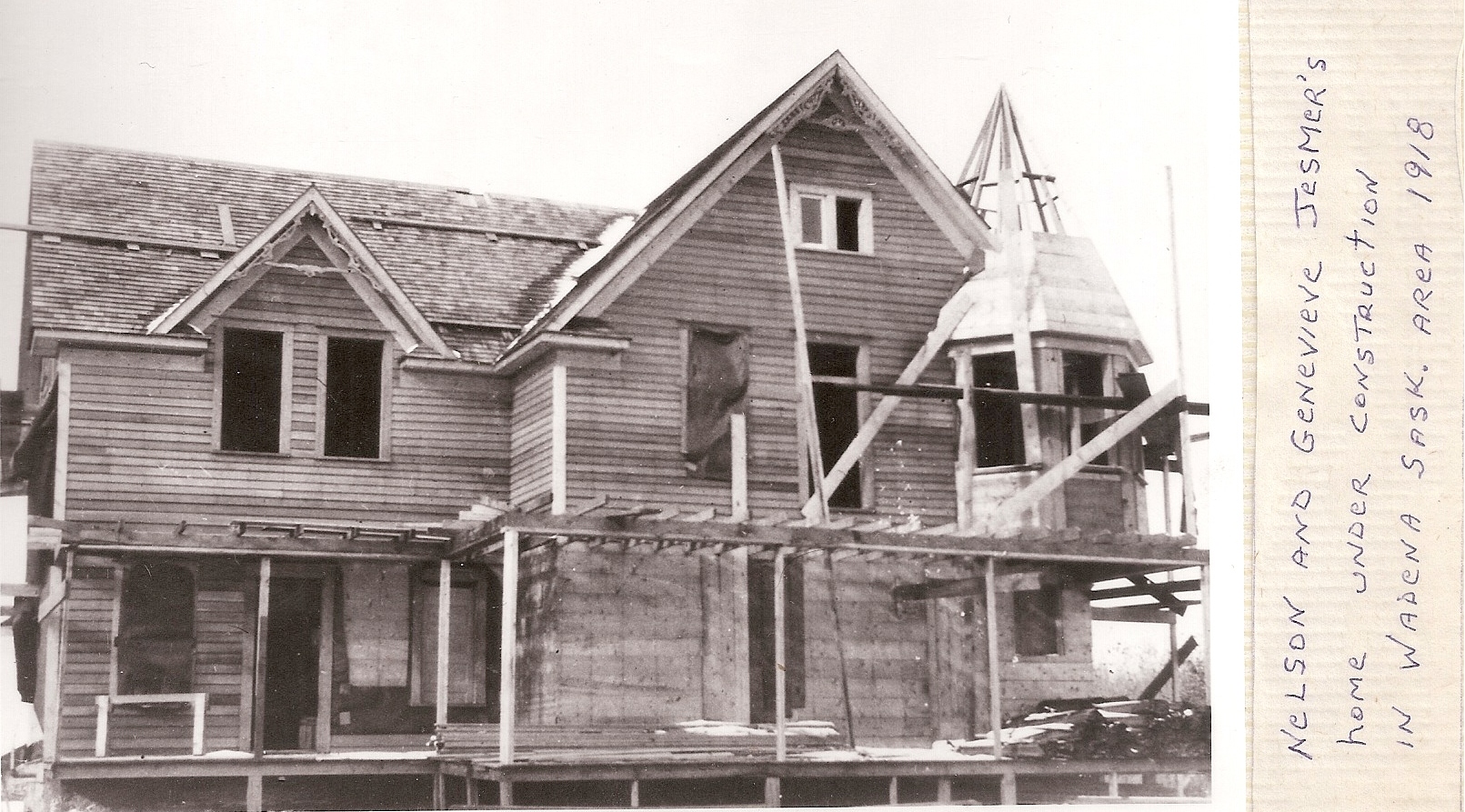Nelsons home construct 1918
