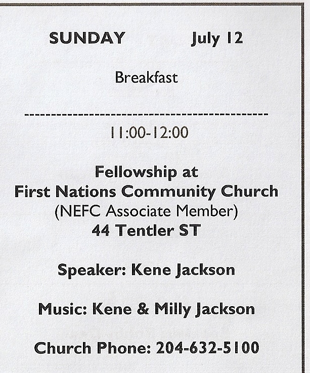 nefc conference sunday program 2015