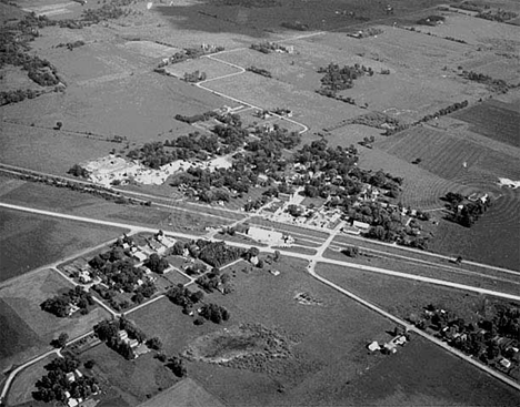 arial view foreston 1970