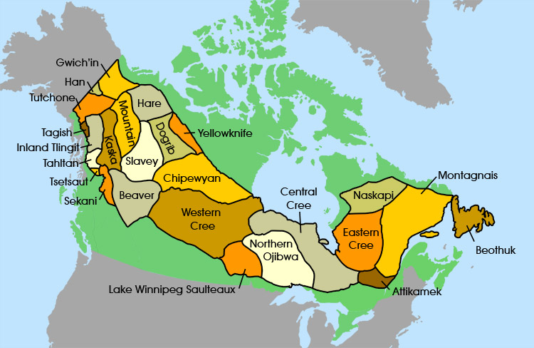 native tribe territories map