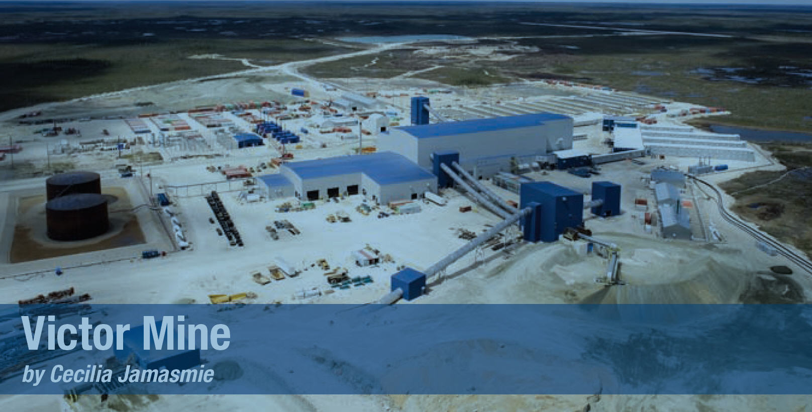 the mine processing site