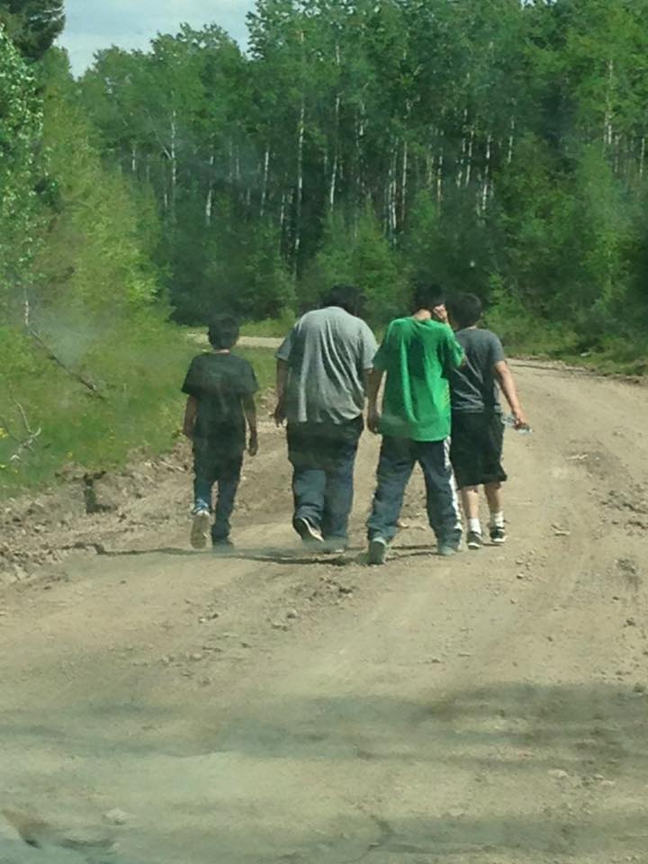 boys walking in sachigo