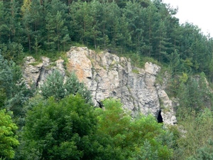 rock face in the area
