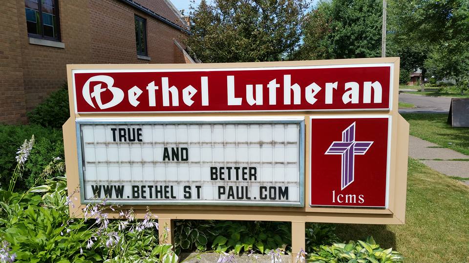 Bethlehem luthern sign 2016
