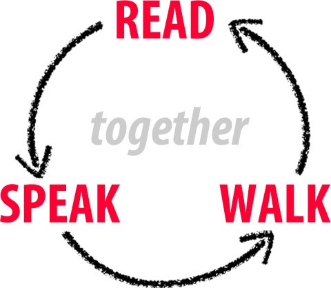 read-speak-walk