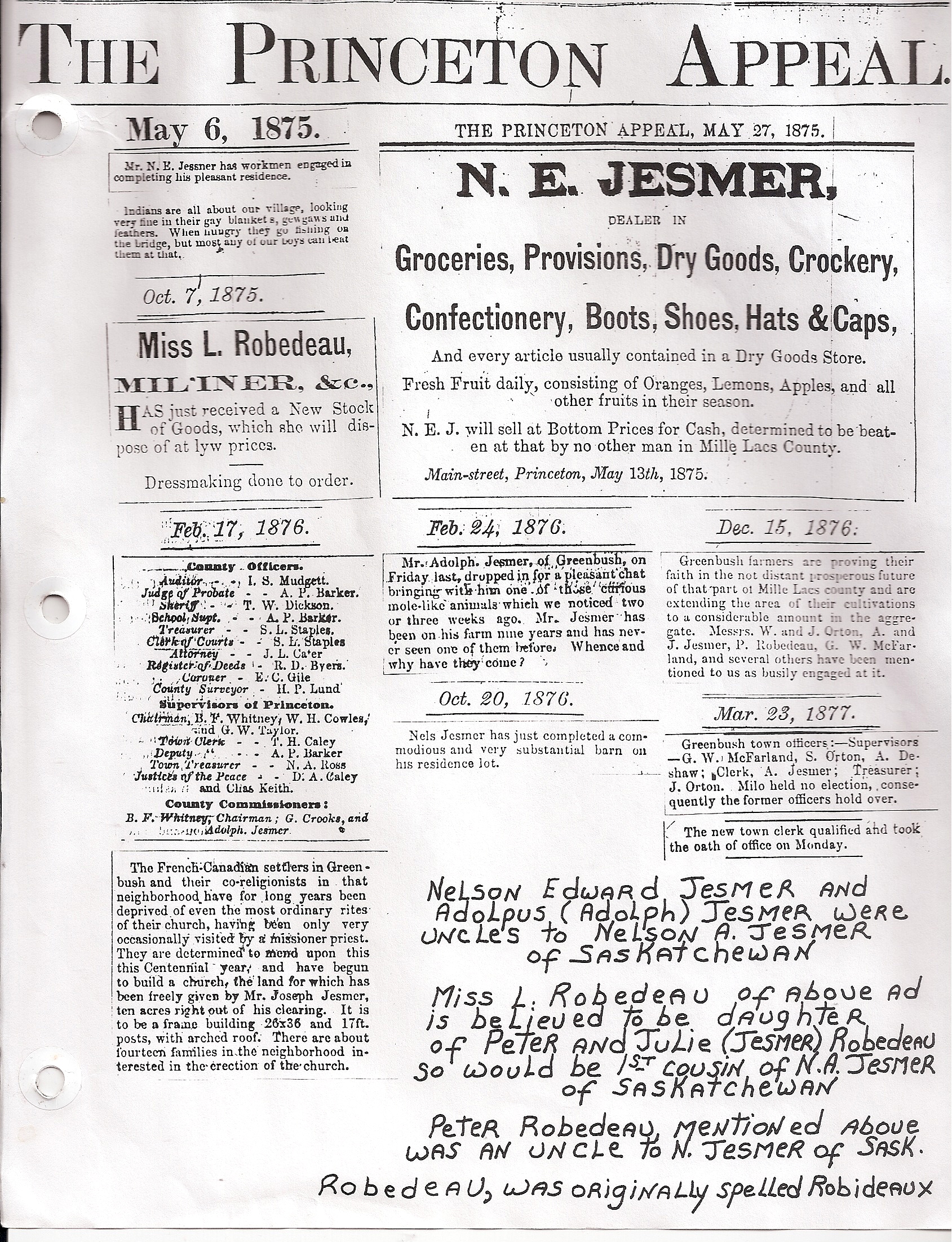 1875-76 page 2 Jesmer