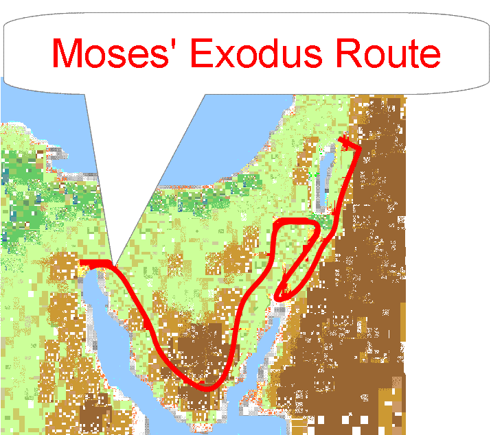 exodus map